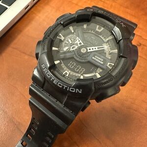 Casio GShock GA-110 Black Analog-Digital Watch
